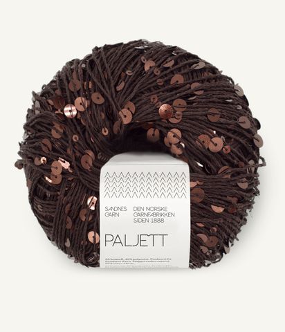 Hovedbilde 3086 Espresso Sparkle - Sandnes Garn, Paljett