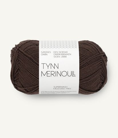 Hovedbilde 3081 Dark Brown - Sandnes Garn, Tynn Merinoull