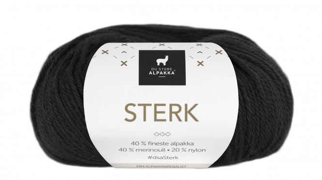 Hovedbilde 809 Svart - Du Store Alpakka, Sterk