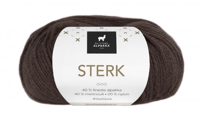 Hovedbilde 810 Mørk Brun - Du Store Alpakka, Sterk