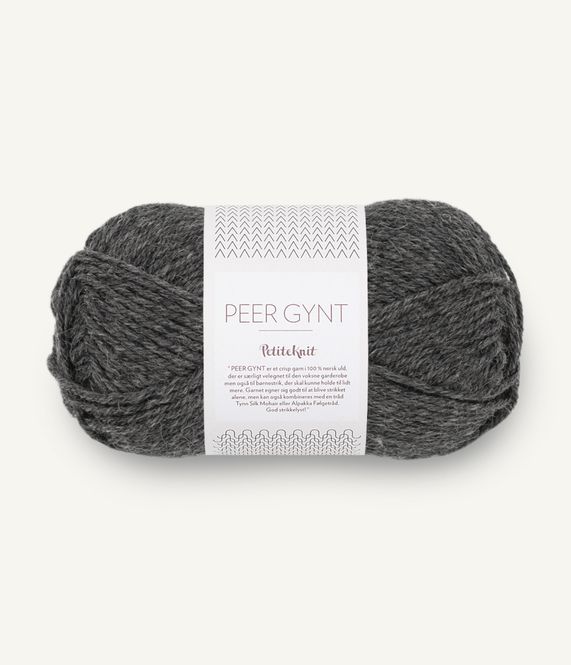 Hovedbilde 1065 Charcoal Melange - Sandnes Garn, Peer Gynt ...