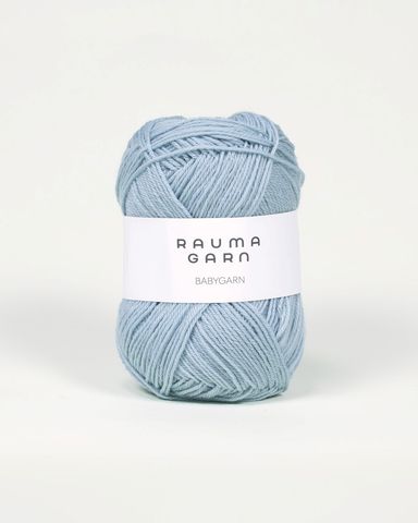 Hovedbilde B48 Lys Gr&aring;bl&aring; - Rauma Garn, Babygarn