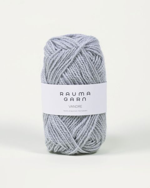 19 Lys Gr&aring; - Rauma Garn, Vandre