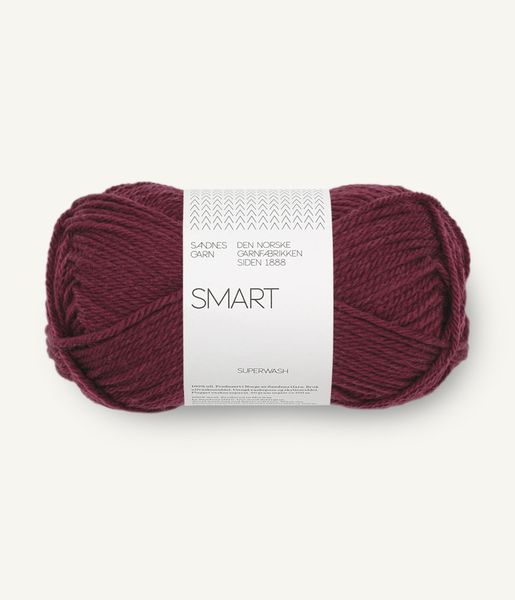 4372 Burgundy - Sandnes Garn, Smart