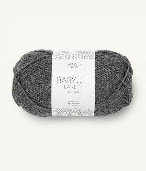 Hovedbilde 1053 Dark Grey Melange - Sandnes Garn, Babyull ...