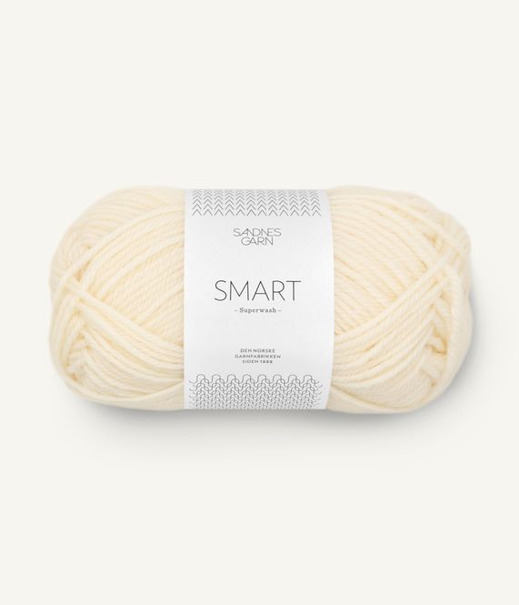 Hovedbilde 1012 Natural White - Sandnes Garn, Smart