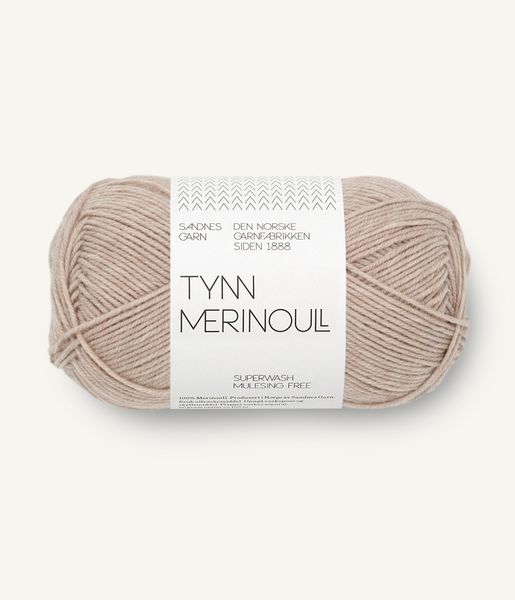 2650 Beige Melange - Sandnes Garn, Tynn Merinoull
