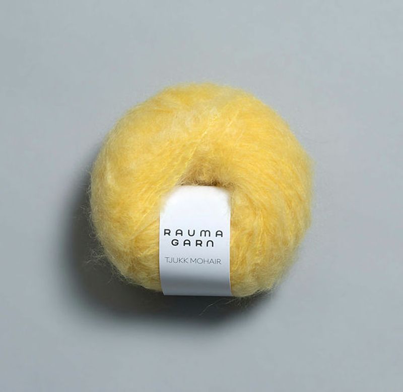 022 Sitrongul - Rauma Garn, Tjukk Mohair