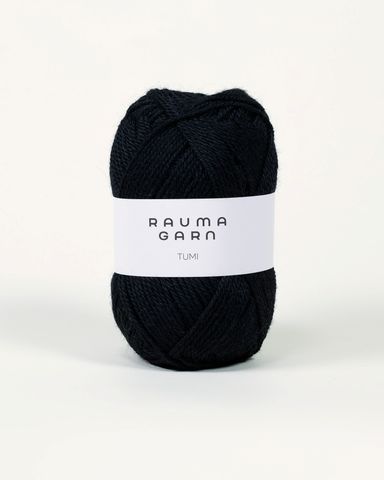 Hovedbilde SFN50 Svart - Rauma Garn, Tumi