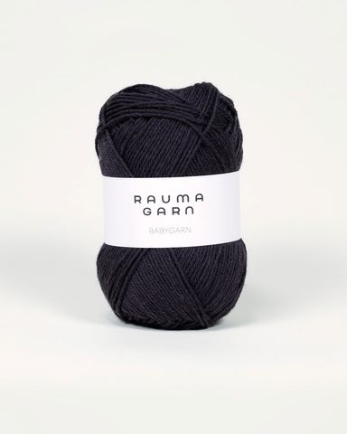 Hovedbilde B110 Sauesvart - Rauma Garn, Babygarn