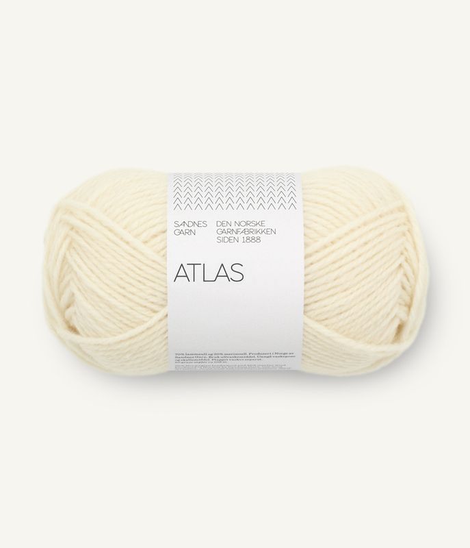 1012 Natural White - Sandnes Garn, Atlas