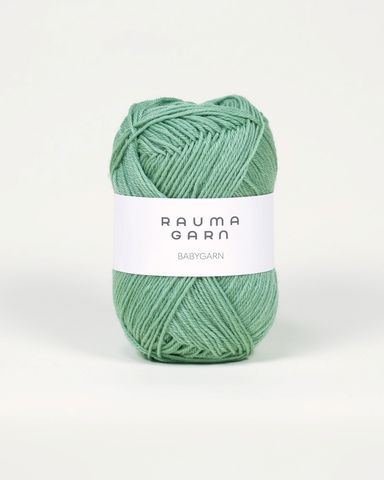 Hovedbilde B66 Lys Gr&oslash;nn - Rauma Garn, Babygarn