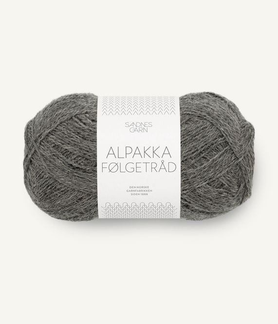 Hovedbilde 1053 Dark Grey Melange - Sandnes Garn, Alpakka ...