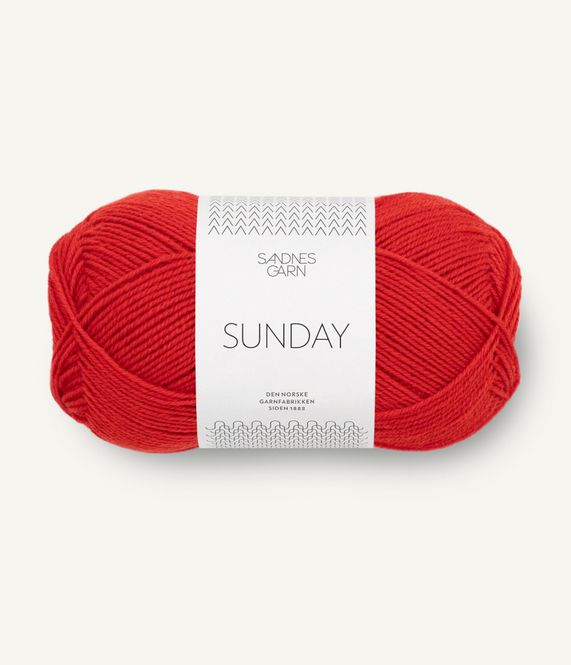 Hovedbilde 4018 Scarlet Red - Sandnes Garn, Sunday