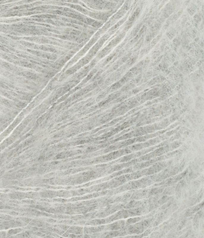 1022 Light Grey Melange - Sandnes Garn, Primo Tynn Silk Mohair 