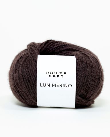 Hovedbilde 06 M&oslash;rk Sjokolade - Rauma Garn, Lun Merino