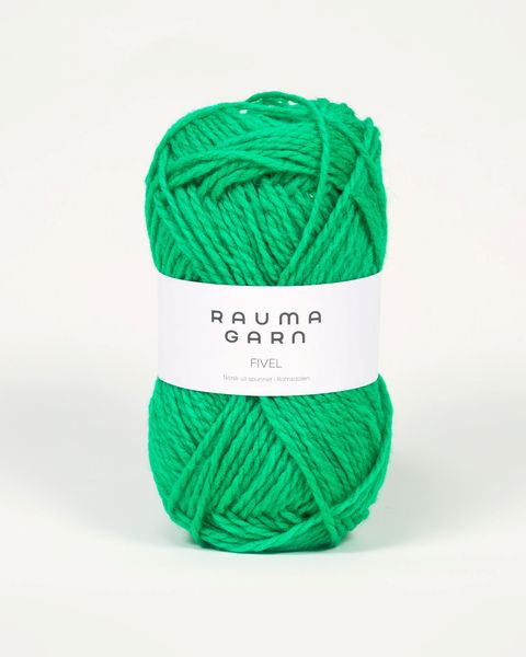 10 Emeraldgr&oslash;nn - Rauma Garn, Fivel