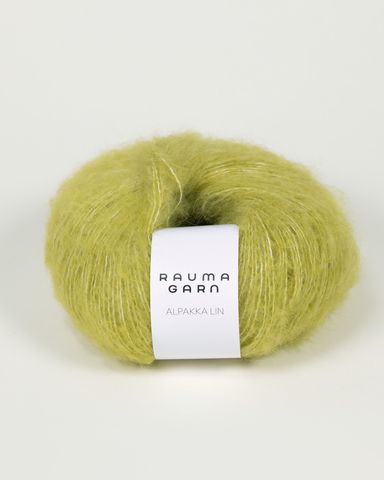 Hovedbilde 1363 Spiregr&oslash;nn - Rauma Garn, Alpakka Lin